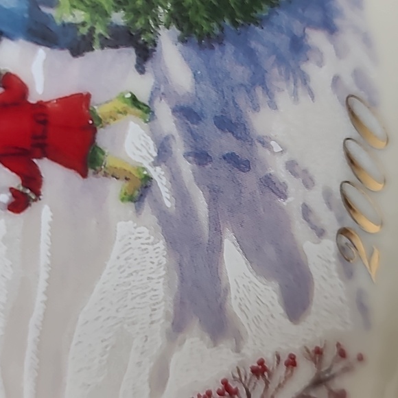 Lenox VTG 2000 Annual "Bringing Home Christmas" Holiday Collector Plate NIB/NWT - Picture 12 of 17